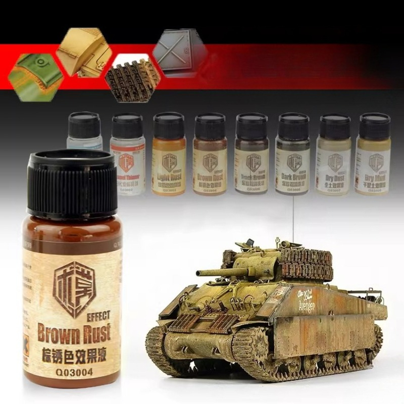 Tamiya Model Paint Set - 40ml/병 모델 러스트 오프 페인트 올드