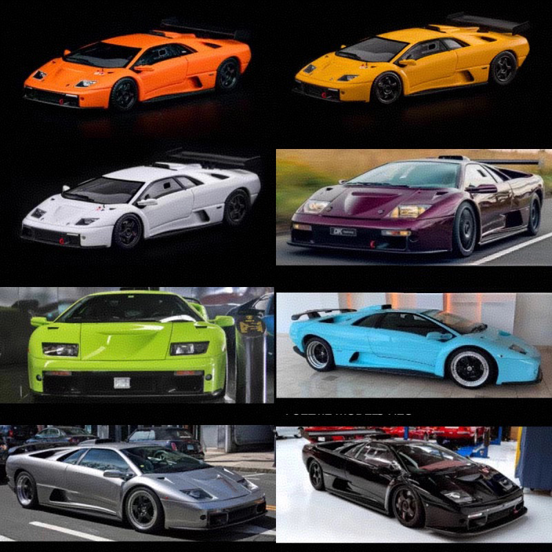 Die Cast Car 1 64 - Fuelme 1:64 디아블로 레진 자동차 모델