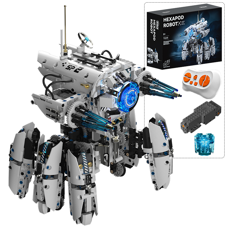 기술 프로그래밍 헥사포드 로봇 공상 과학 전쟁 기계 빌 - Lego Set City 리뷰 및 가격