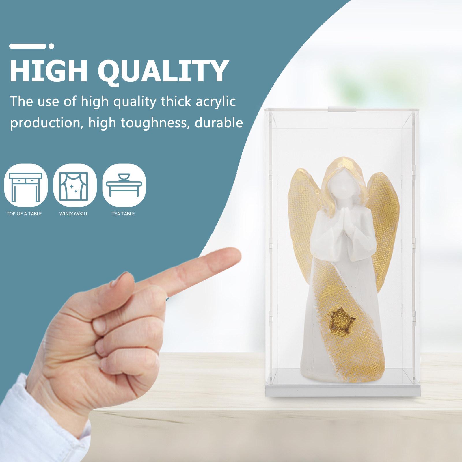1pc 아크릴 디스플레이 박스 수집품용 투명 쇼케이스  - Display Case Acrylic 리뷰 및 가격