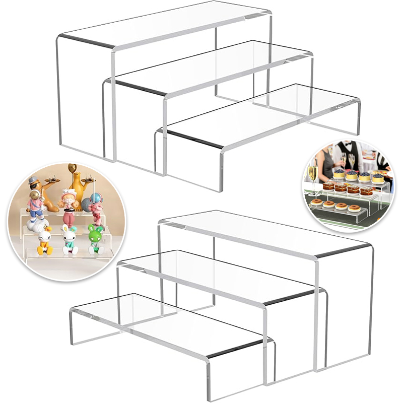 아크릴 디스플레이 라이저, 1세트 3개 직사각형 라이저 - Display Risers Set 리뷰 및 가격